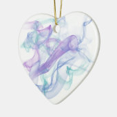 Abstracte Paarse haas Keramisch Ornament (Links)