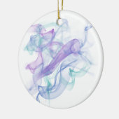 Abstracte Paarse haas Keramisch Ornament (Links)