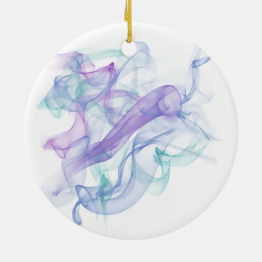 Abstracte Paarse haas Keramisch Ornament (Achterkant)