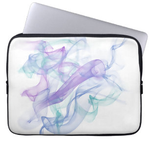 Abstracte Paarse haas Laptop Sleeve