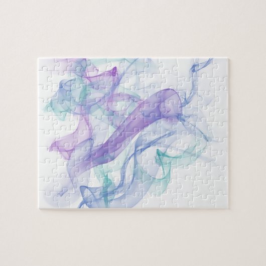 Abstracte Paarse haas Legpuzzel (Horizontaal)