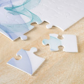 Abstracte Paarse haas Legpuzzel (Zijkant)