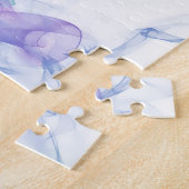 Abstracte Paarse haas Legpuzzel (Zijkant)