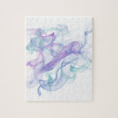 Abstracte Paarse haas Legpuzzel (Verticaal)