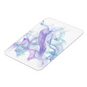 Abstracte Paarse haas Magneet (Linkerzijde)