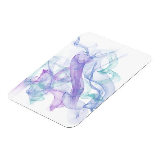 Abstracte Paarse haas Magneet (Linkerzijde)