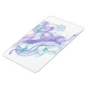 Abstracte Paarse haas Magneet (Linkerzijde)