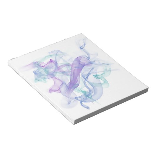 Abstracte Paarse haas Notitieblok (Schuin)