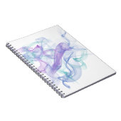 Abstracte Paarse haas Notitieboek (Rechterzijde)