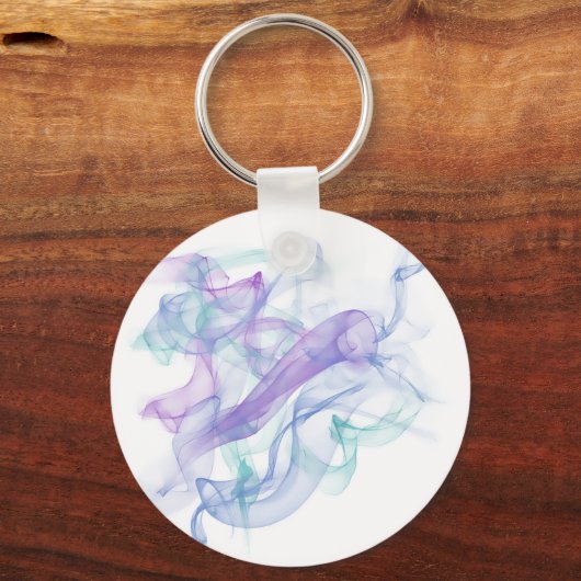 Abstracte Paarse haas Sleutelhanger (Voorkant)