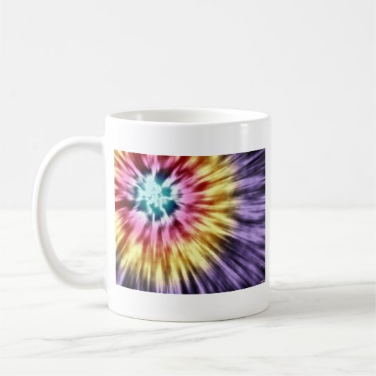 Abstracte Paarse kleurstof Koffiemok (Links)