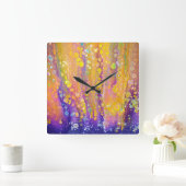 Abstracte Paarse klok (Huis)