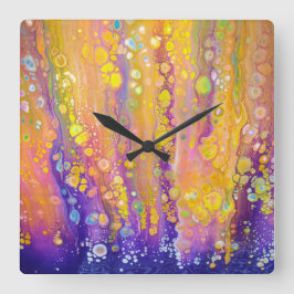 Abstracte Paarse klok