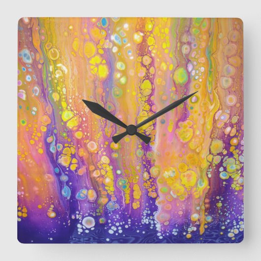 Abstracte Paarse klok (Voorkant)