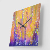 Abstracte Paarse klok (Hoek)