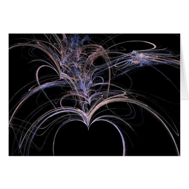 Abstracte Paarse kunst (Voorkant Horizontaal)