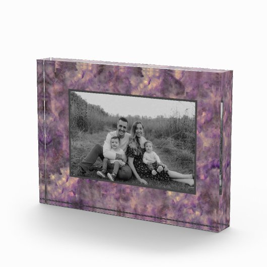 Abstracte paarse kwarts marmeren granietsteen fotoblokken (Rechts)