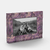 Abstracte paarse kwarts marmeren granietsteen fotoblokken (Links)