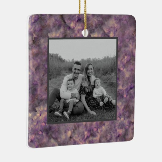 Abstracte paarse kwarts marmeren granietsteen keramisch ornament (Rechts)