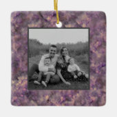 Abstracte paarse kwarts marmeren granietsteen keramisch ornament (Voorkant)