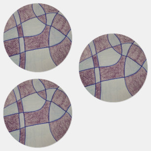 Abstracte paarse labels