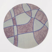 Abstracte paarse labels (Design 1)