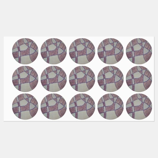 Abstracte paarse labels (Vel)