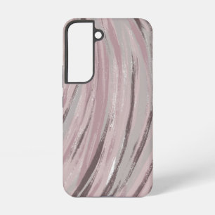 Abstracte Paarse lijn kunst Samsung Galaxy Hoesje