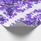 Abstracte paarse mandala, psychedelische mandala cadeaupapier (Hoek)