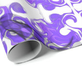 Abstracte paarse mandala, psychedelische mandala cadeaupapier (Rol Hoek)