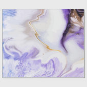 Abstracte paarse marmer cadeaupapier (Vlak)