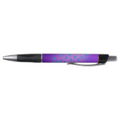 Abstracte Paarse Moonbeams en Vlinders Pen (Bodem)