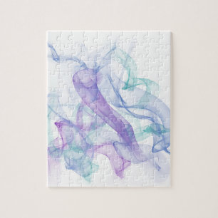 Abstracte Paarse Nevel Legpuzzel