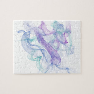 Abstracte Paarse Nevel Legpuzzel