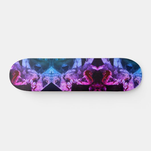 Abstracte Paarse Octopus, 7 3/4 "Skateboard Deck Persoonlijk Skateboard (Horizontaal)