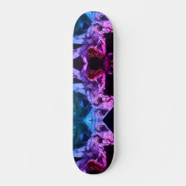 Abstracte Paarse Octopus, 7 3/4 "Skateboard Deck Persoonlijk Skateboard