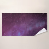 Abstracte paarse ondergrond badhanddoek (Badhanddoek)