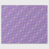 Abstracte Paarse orchidee lavender Cadeaupapier (Vlak)