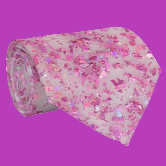 Abstracte paarse roze glitters kleurrijke stropdas