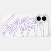 Abstracte Paarse Schreeuw Lettering Secret Afbeeld Case-Mate iPhone Case (Achterkant (horizontaal))
