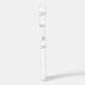 Abstracte Paarse Schreeuw Lettering Secret Afbeeld Case-Mate iPhone Case (Achterkant / Links)