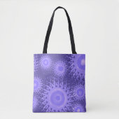 Abstracte Paarse Splash Tote Bag (Voorkant)