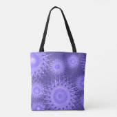 Abstracte Paarse Splash Tote Bag (Achterkant)