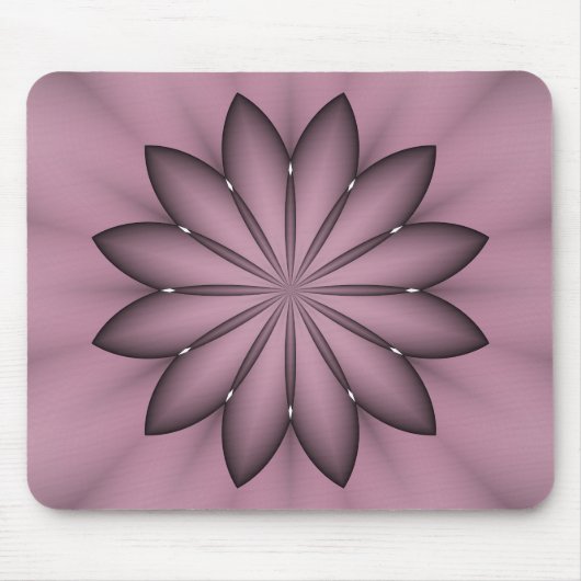 Abstracte Paarse ventilator Mousepad Muismat (Voorkant)