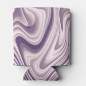 Abstracte Paarse vloeibare marmer Blikjeskoeler (Achterkant)