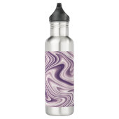 Abstracte Paarse vloeibare marmer Waterfles (Rechts)