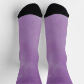 Abstracte Paarse Waterverf textuur esthetisch Sokken (Top)