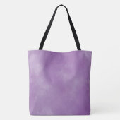 Abstracte Paarse Waterverf textuur esthetisch Tote Bag (Achterkant)