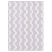 Abstracte Paarse Wavy Stripe Stijlvolle Spring Din Tafelkleed (Voorkant)
