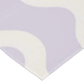 Abstracte Paarse Wavy Stripe Stijlvolle Spring Din Tafelkleed (Gekanteld)